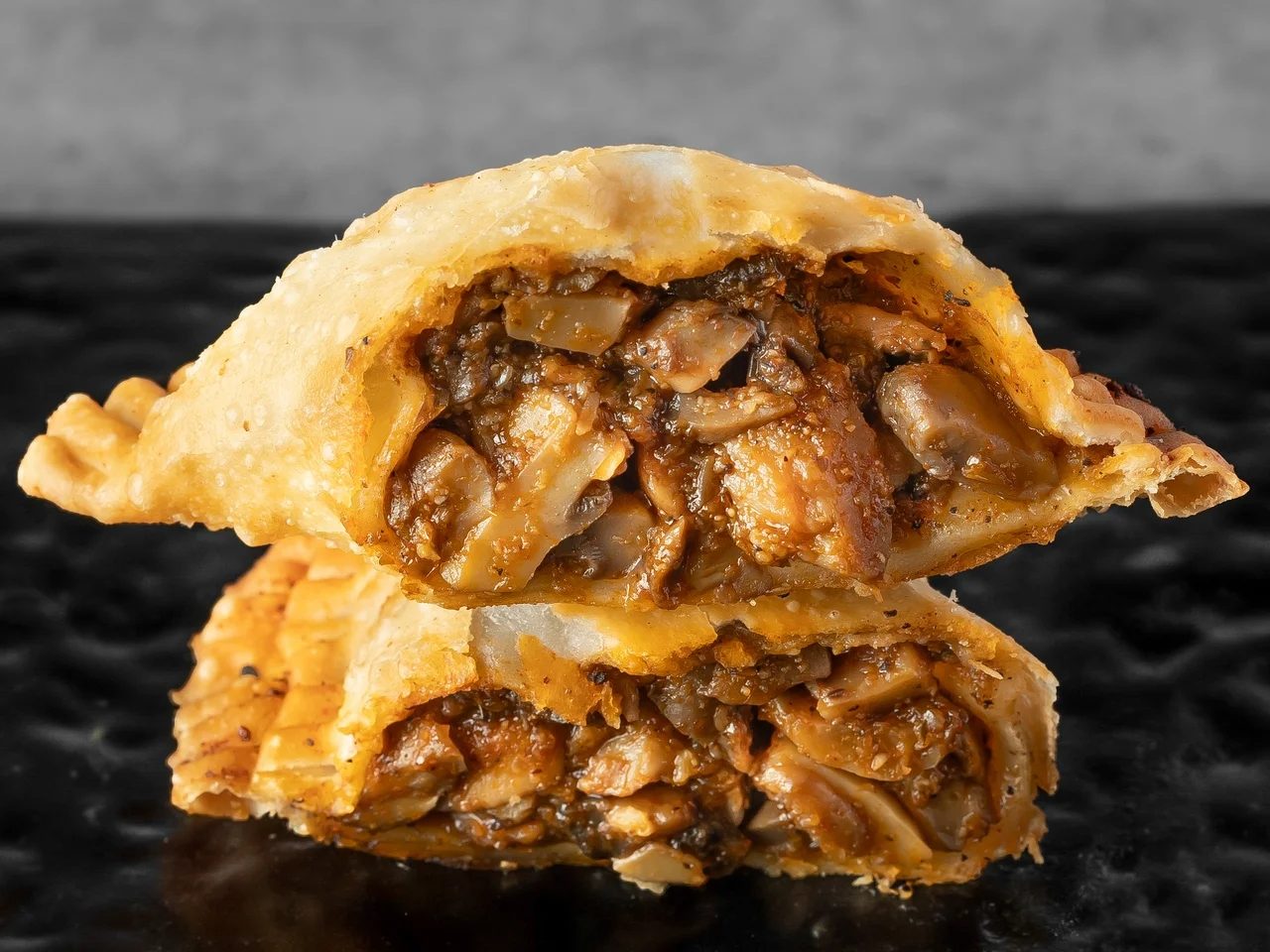Jerk Chicken Empanada.