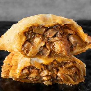 Jerk Teriyaki Mushroom Empanada